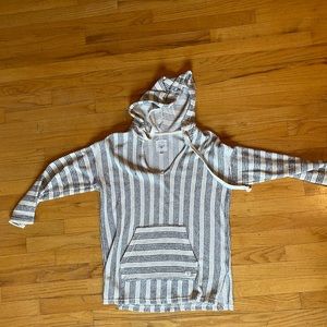 Billabong, striped sweater; size medium.